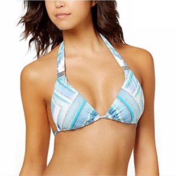 BAR lll Ombré Scarf Triangle Bikini Top - Picture 2 of 7